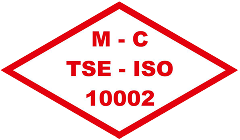 TSE ISO 10002 logosu             